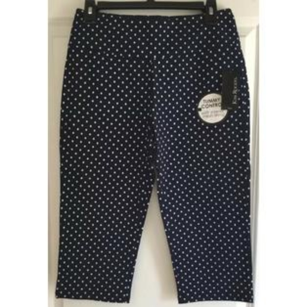 KIM ROGERS Stretch Jersey Capri W/Tummy Control